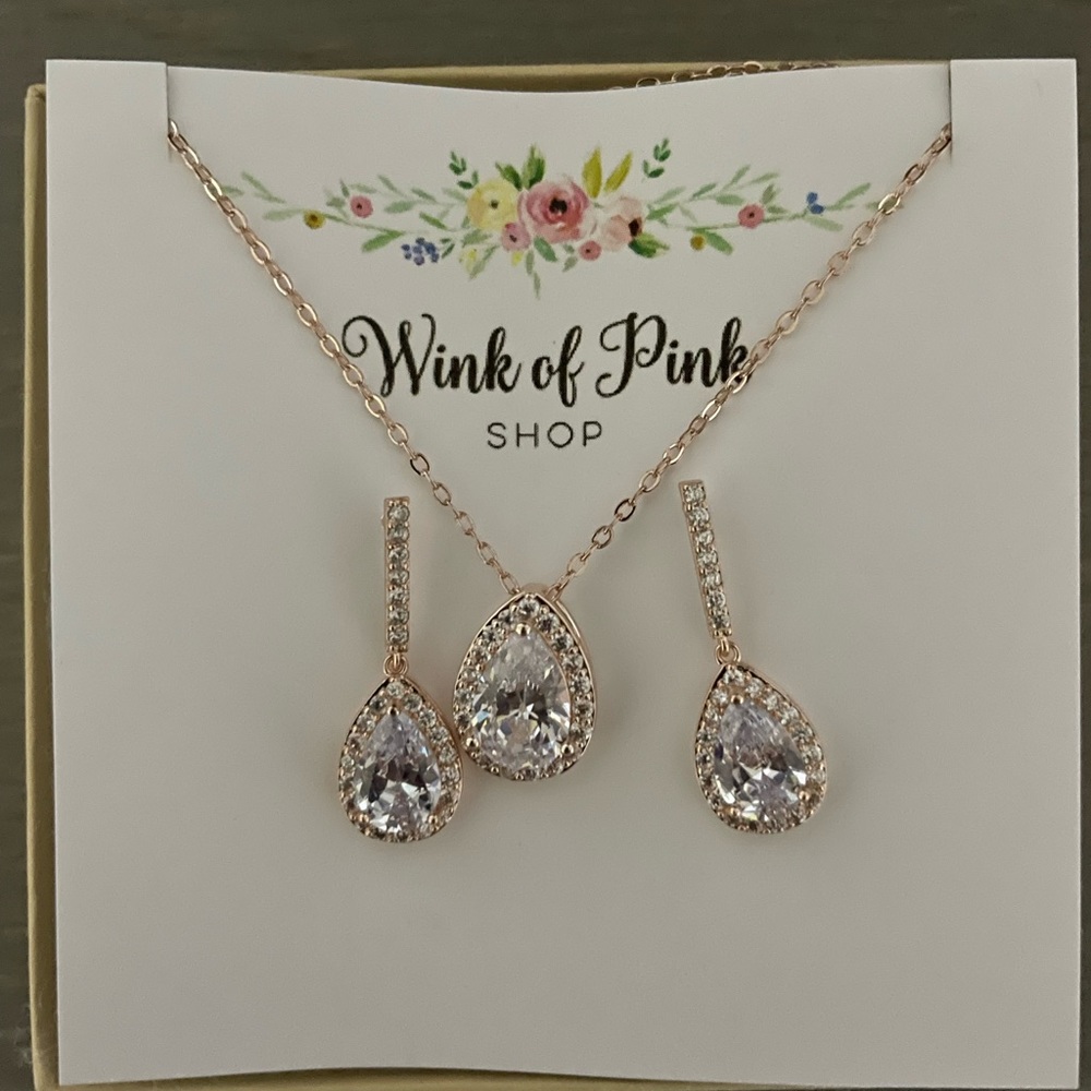 Beautiful rose gold set